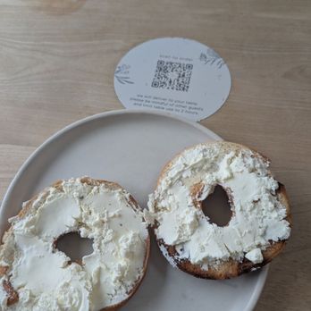 Communal Coffee - Gluten free bagel with cream cheese - Cafes Near Me - Oceanside, California