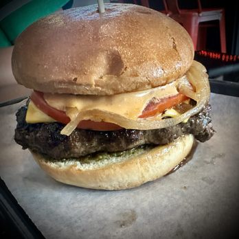 Chaska - Waygu beef burger with cheese added - American Near Me - Kendall Park, New Jersey Chaska - Waygu beef burger with cheese added - American Near Me - Kendall Park, New Jersey