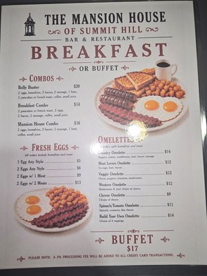 Menu photo 4 The Mansion House Summit Hill, PA