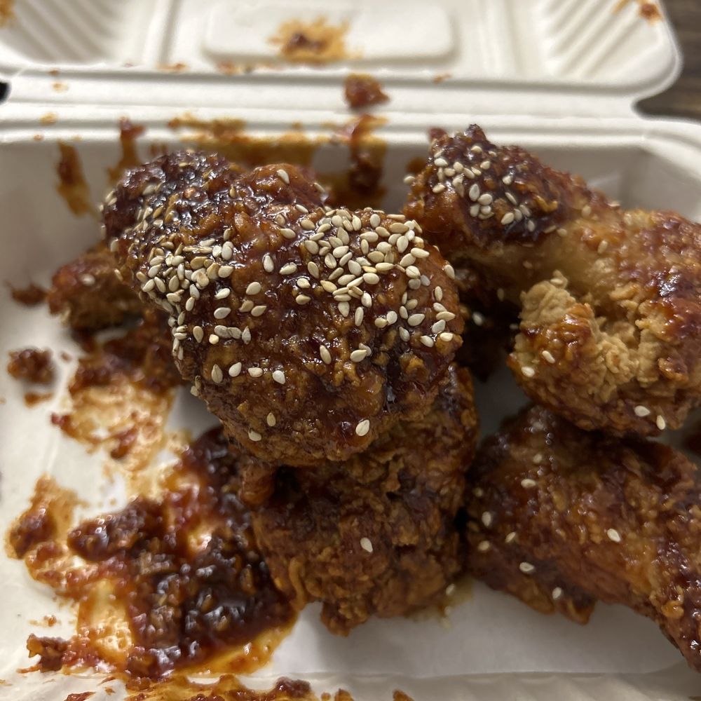 Hot and Spicy Bone in wings