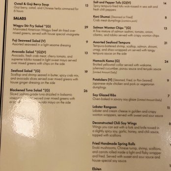 Fuji at Ink Block - Menu - Japanese Near Me - Boston, Massachusetts