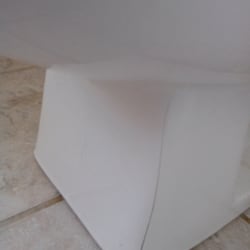 Cracked toilet - no response when we reported it. Stopped using it for last month of lease.