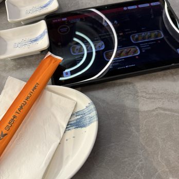 STR Sushi Taku Rotary - iPad to place orders on - Conveyor Belt Sushi Near Me - Chicago, Illinois STR Sushi Taku Rotary - iPad to place orders on - Conveyor Belt Sushi Near Me - Chicago, Illinois