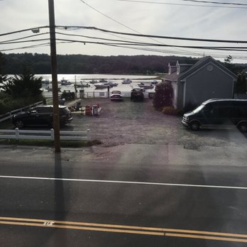 Harbor Mist - View from window on second floor of restaurant - Seafood Near Me - Cold Spring Harbor, New York