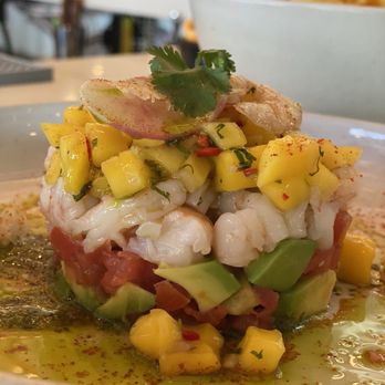 Perch Cantina - We'll be back for the shrimp ceviche - fresh mango, shrimp, avocado and tomatoes ... yum! - Tex-Mex Near Me - Richland, Washington