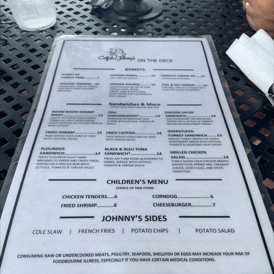Menu photo 2 Catfish johnny's Chapin, SC Menu photo 2 Catfish johnny's Chapin, SC