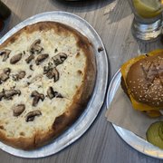Photo of Mohawk Bend - Los Angeles, CA, United States. White Mushroom Pizza
