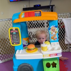 The food truck with the owner