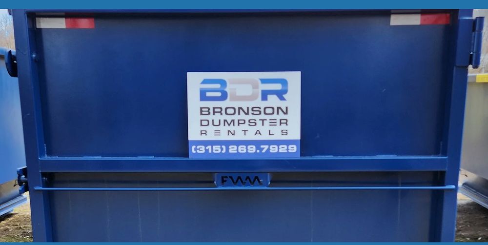 BRONSONS DUMPSTER RENTALS Yorkville, New York Dumpster Rental