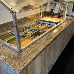 Blue Agave - Full chip and salsa bar always clean and bomb salsas and warm crispy chips!