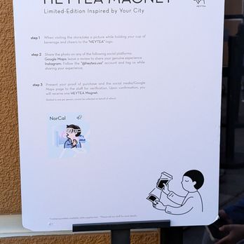 HEYTEA - How to get a free magnet opening week - Bubble Tea Near Me - San Jose, California HEYTEA - How to get a free magnet opening week - Bubble Tea Near Me - San Jose, California