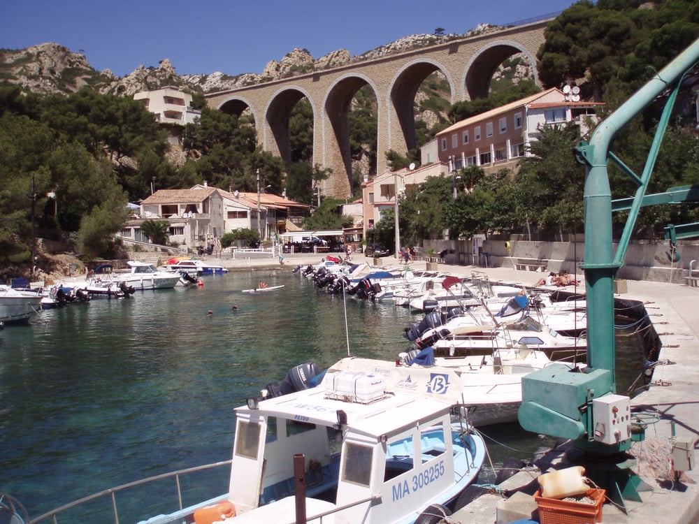 La côte bleue.