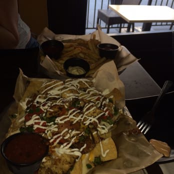 Sena On Myrtle - Chicken nachos and basket of fries from the appetizer menu - New American Near Me - Monrovia, California Sena On Myrtle - Chicken nachos and basket of fries from the appetizer menu - New American Near Me - Monrovia, California
