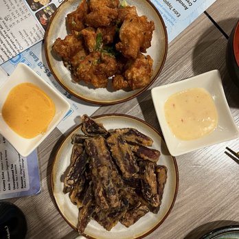 Zen Ramen & Sushi - Karage & purple sweet potato tempura apps - Sushi Bars Near Me - New York, New York Zen Ramen & Sushi - Karage & purple sweet potato tempura apps - Sushi Bars Near Me - New York, New York