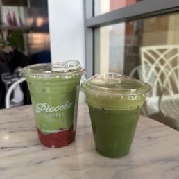 Strawberry Jade Matcha and double matcha