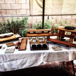 Musicians Kitchen specializes in Rustic decor for Catering events.