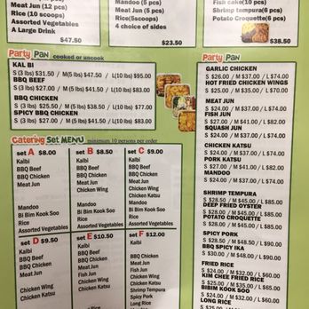 Gina's B-B-Q - Menu - Korean Near Me - Honolulu, Hawaii Gina's B-B-Q - Menu - Korean Near Me - Honolulu, Hawaii
