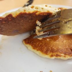 Perkins American Food - the pancakes were over cooked
