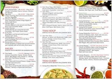 Menu photo 6 Pho and Thai Eagle River, AK