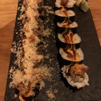 Hakuya Sushi - L: Black Thunder & R: Spider - Sushi Bars Near Me - Buffalo Grove, Illinois Hakuya Sushi - L: Black Thunder & R: Spider - Sushi Bars Near Me - Buffalo Grove, Illinois