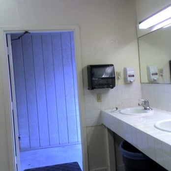 Monterey RV Park - looking toward entrance from within the sink area of the public restrooms - RV Parks Near Me - Aromas, California Monterey RV Park - looking toward entrance from within the sink area of the public restrooms - RV Parks Near Me - Aromas, California
