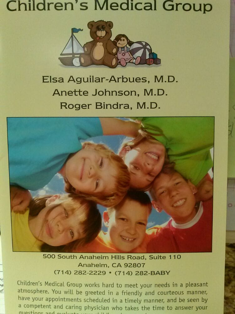 CHILDREN’S MEDICAL GROUP OF ORANGE COUNTY Updated October 2024 19