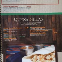 El Azteca - Menu 4