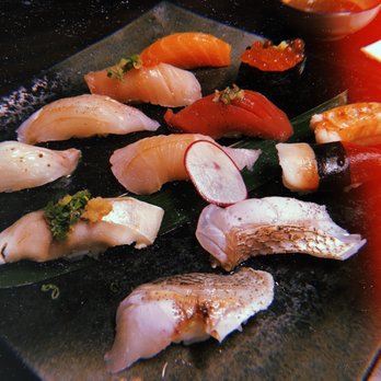 Sushi Hon - 12 piece Omakase that is mouth watering - Sushi Bars Near Me - Los Angeles, California Sushi Hon - 12 piece Omakase that is mouth watering - Sushi Bars Near Me - Los Angeles, California