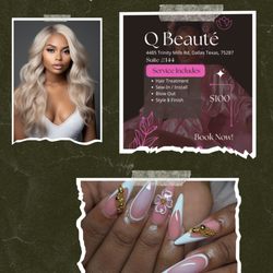 Q Beaute Hair & Nails - Book your next appointment with me on StyleSeat. styleseat.com/pamelajackson #styleseat #bookme