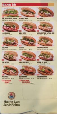 Menu photo 5 Huong Lan Sandwiches Folsom, CA Menu photo 5 Huong Lan Sandwiches Folsom, CA