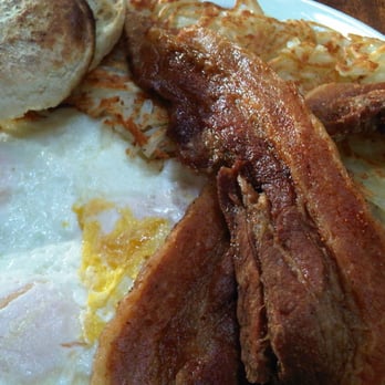 Cafe Topes - thick cut bacon, hash, eggs, n english muffin - Coffee & Tea Near Me - Carlsbad, California Cafe Topes - thick cut bacon, hash, eggs, n english muffin - Coffee & Tea Near Me - Carlsbad, California
