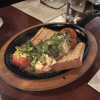 Grappa - Braised Tomatoes & Burrata! Very very good!! - Mediterranean Near Me - Seattle, Washington