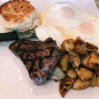 Simple Eats - Steak and eggs. That biscuit that sooooo good. - Breakfast & Brunch Near Me - Virginia Beach, Virginia