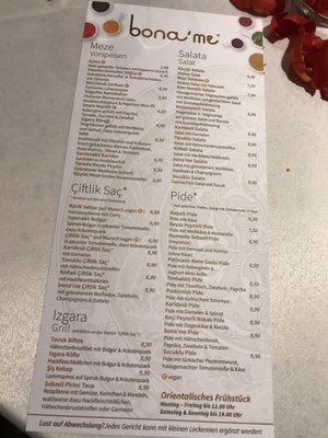 Menu photo 7 bona'me Hamburg, HH