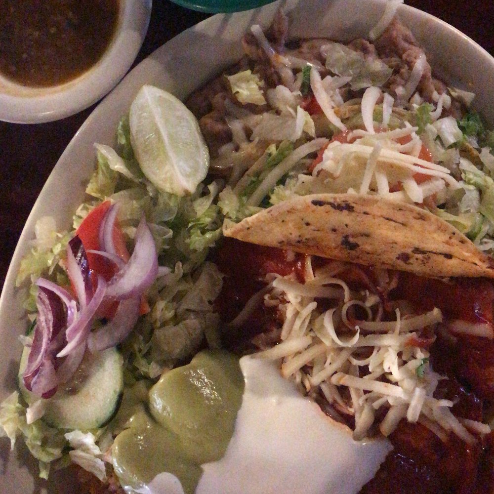 Ciro's Bar & Kitchen - Flautas, cheese enchiladas, and beef tacos plate - Seafood Near Me - El Paso, Texas