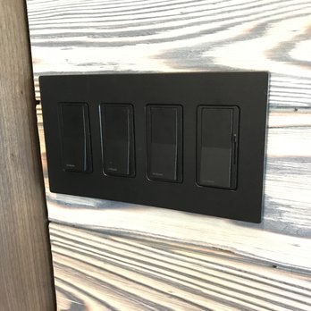 Fisher Electric LKN - Lutron dimmer switches with Claro designer plates - Electricians Near Me
