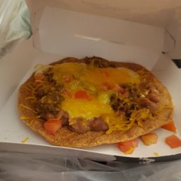 the inside of a pizza box the inside of a pizza box