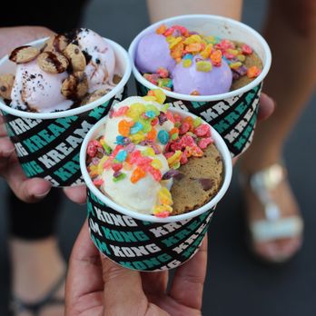 Kream Kong Ice Cream - Strawberry, ube, vanilla bean - Ice Cream & Frozen Yogurt Near Me Kream Kong Ice Cream - Strawberry, ube, vanilla bean - Ice Cream & Frozen Yogurt Near Me