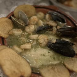 Malaga Restaurant - Sole with seafood