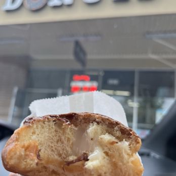Slikker's Donut - Chocolate bar filled with custard - Donuts Near Me - San Leandro, California Slikker's Donut - Chocolate bar filled with custard - Donuts Near Me - San Leandro, California