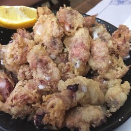 Fried baby squid