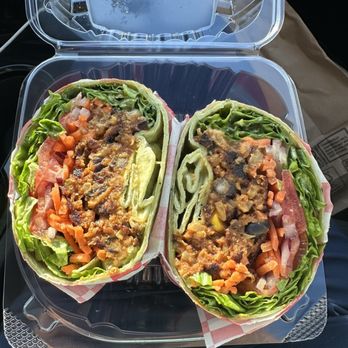Get Fruity Cafe - Old National - two burritos - Juice Bars & Smoothies Near Me - Atlanta, Georgia