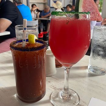 Sarabeth's Key West - Watermelon mimosa and bloody mary - American Near Me - Key West, Florida Sarabeth's Key West - Watermelon mimosa and bloody mary - American Near Me - Key West, Florida