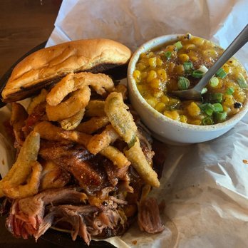 Gettin' Basted - The Morie and a side of corn. - Barbeque Near Me - Branson, Missouri