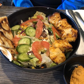 Kabob Cafe - Chicken Shish Kabob salad - Mediterranean Near Me - Foothill Ranch, California