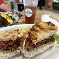 Boca Bagel Bar - Tuna club sandwich was very delicious