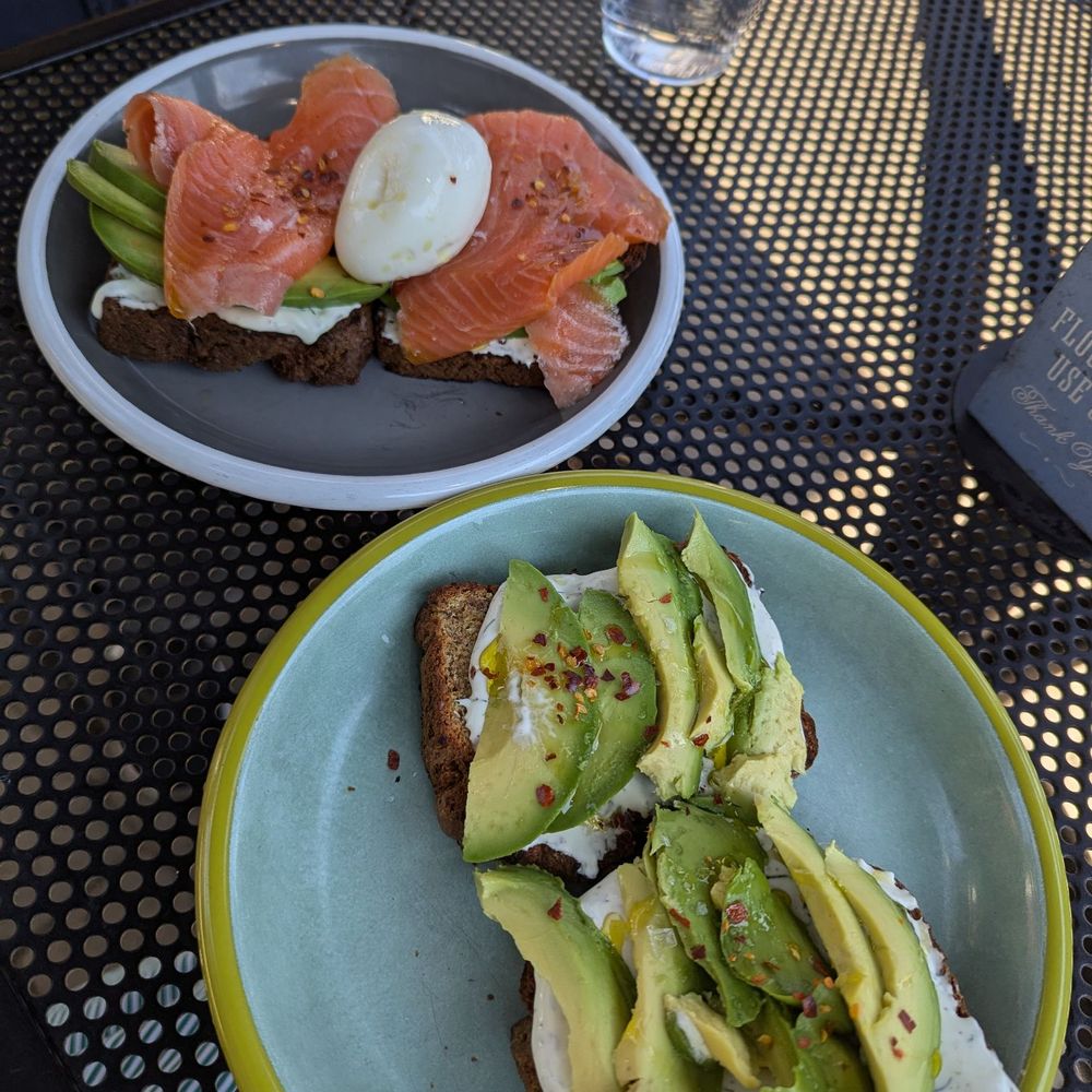 Classic avocado toast & Loaded avocado toast