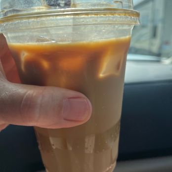 Cooper's Coffee + Eatery - Iced caramel latte with almond milk - Cafes Near Me - Nelson, Missouri Cooper's Coffee + Eatery - Iced caramel latte with almond milk - Cafes Near Me - Nelson, Missouri