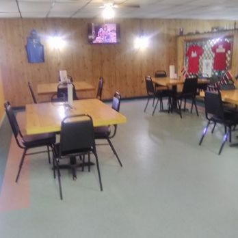 The Hotdog Joint - Dining area with tv and jerseys - Coffee & Tea Near Me - Watonga, Oklahoma The Hotdog Joint - Dining area with tv and jerseys - Coffee & Tea Near Me - Watonga, Oklahoma