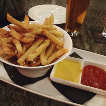 Union 50 - Hand Cut Fries in Duck Fat and Rosemary with House Ketchup and Beer Cheese - Gastropubs Near Me - Indianapolis, Indiana